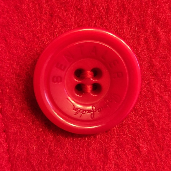 Sentaler Red Wool Coat - Picture 10 of 15